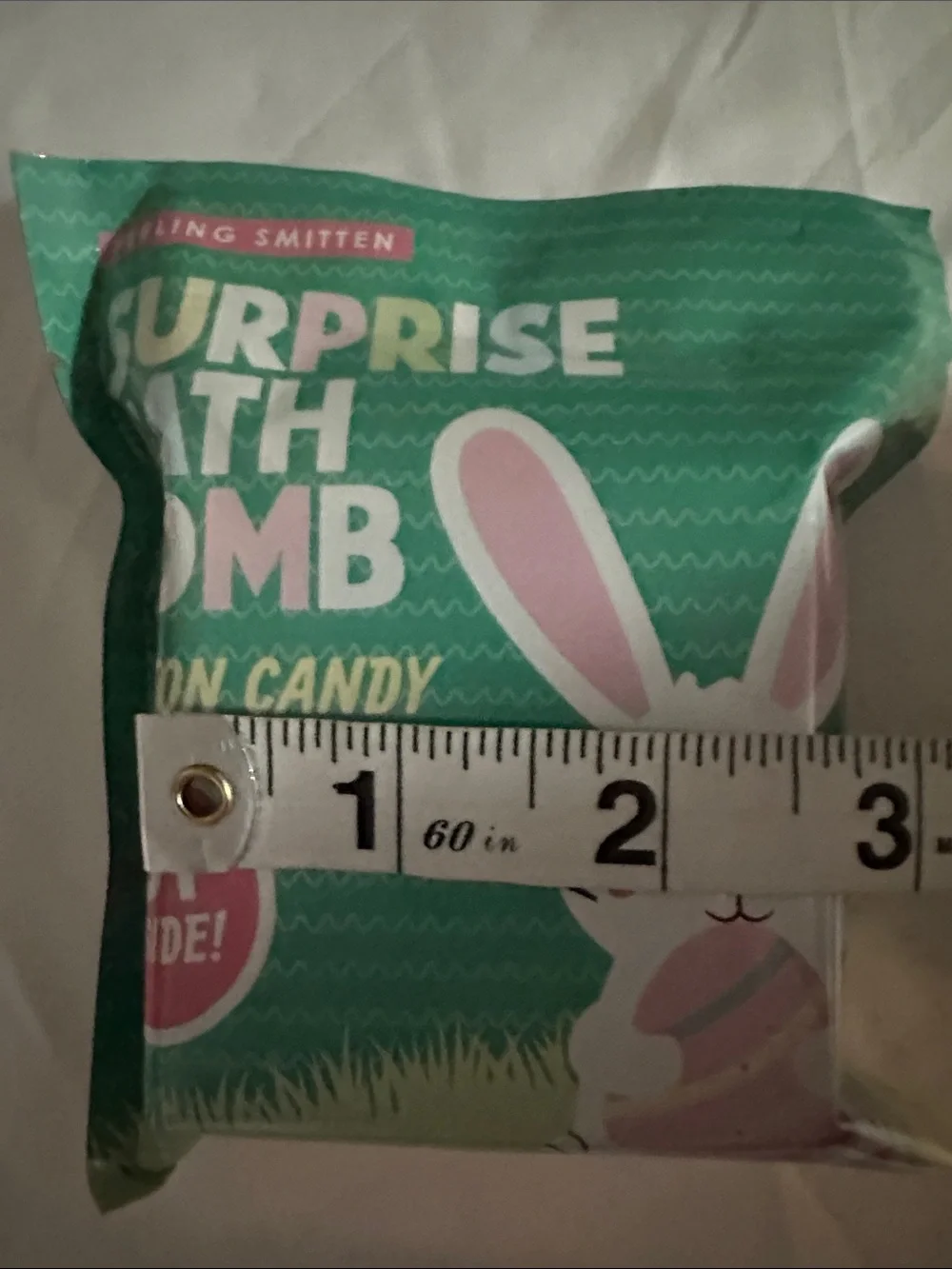 Feeling Smitten Cotton Candy Surprise Bath Bomb Toy Inside Vegan Cruelty Free